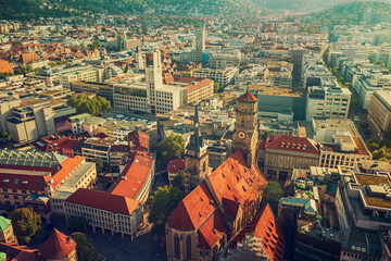 Stiftskirche church in Stuttgart, Germany