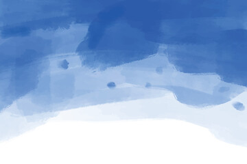 Fototapeta na wymiar hand painted watercolor splash blue abstract background