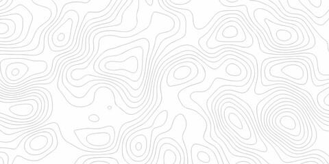 Topographic map. Geographic mountain relief. Abstract lines background. Contour maps. Vector illustration, Topo contour map on white background, Topographic contour lines vector map seamless pattern.