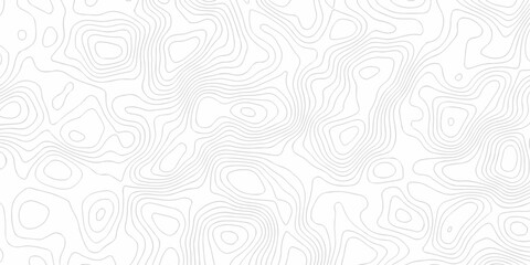 Topographic map. Geographic mountain relief. Abstract lines background. Contour maps. Vector illustration, Topo contour map on white background, Topographic contour lines vector map seamless pattern.
