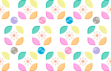 easter seamless pattern Seamless pastel pattern elements background 