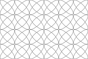 Seamless geometric ornament. Abstract geometric background pattern