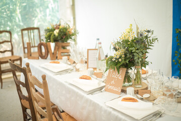 Décoration de salle de mariage, love