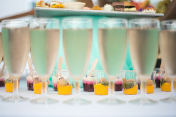 Cocktail de mariage, vin d'honneur