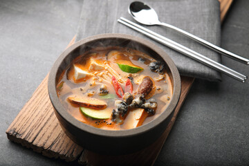 Korean traditional food Soybean Paste Stew

