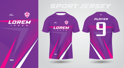 purple pink sport jersey design