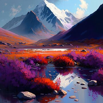 landscape in autumn