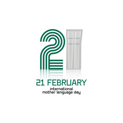21 February international mother language day in Bangladesh dark background social media post banner new