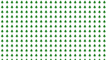 Christmas seamless pattern with christmas trees on white wallpaper background. Winter Holidays texture, wrapping paper.