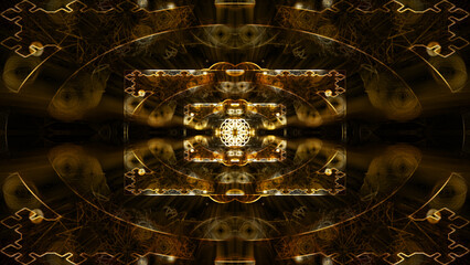 Abstract golden texture background image.