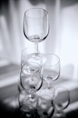 kieliszki z szampanem na powitanie