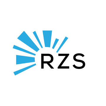 RZS letter logo. RZS blue image on white background and black letter. RZS technology  Monogram logo design for entrepreneur and business. RZS best icon.
