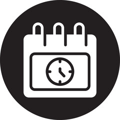 Deadlines glyph icon