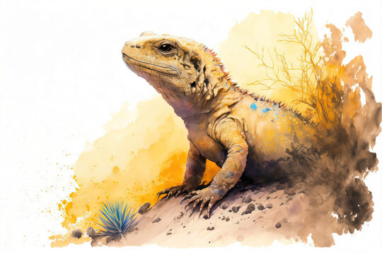 Chuckwalla generated by generative AI