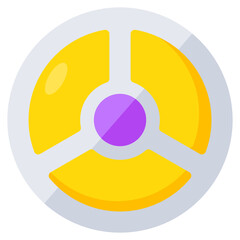 A unique design icon of tyre