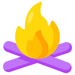 Perfect design icon of fireplace 