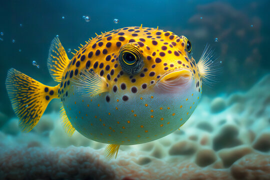 Image showcasing Image result for Pufferfish and coral relationships