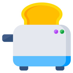 Creative design icon of toaster 