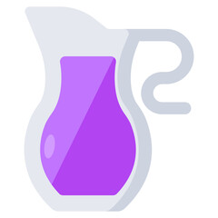 Modern design icon of juice jug