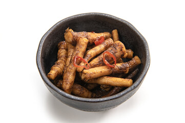 食用山牛蒡の醤油漬け