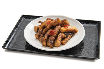食用山牛蒡の醤油漬け
