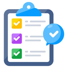 Trendy design icon of checklist 