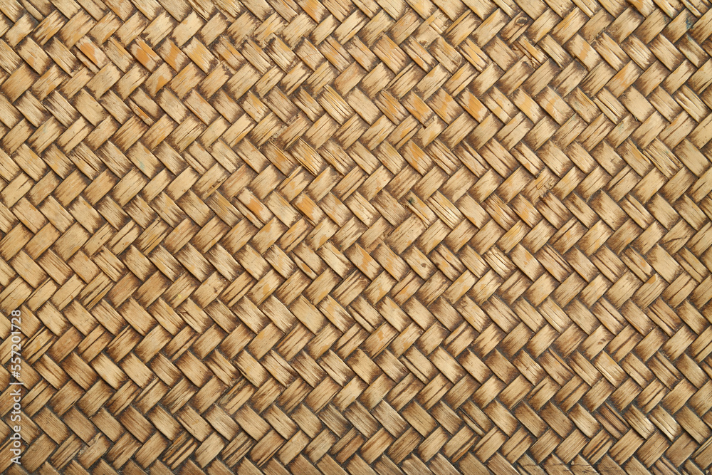 Canvas Prints old bamboo weave texture background