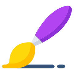 Modern design icon of art brush 