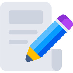Trendy design icon of content writing 