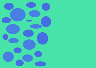 holiday cards with circles with copy space