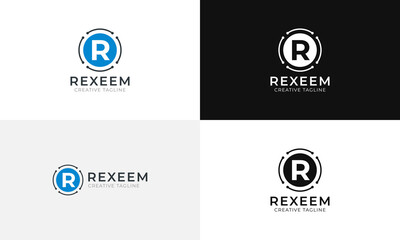 Rexeem R Letter Logo