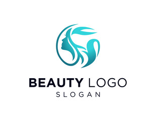 Logo design about Beauty on a white background. created using the CorelDraw application.