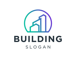 Logo design about Building on a white background. created using the CorelDraw application.