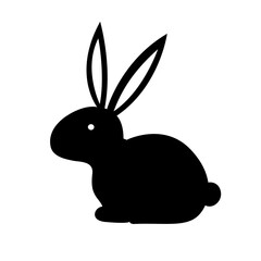Black Rabbit Silhouette 4