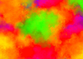 consisting of several different colors