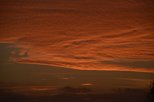 clouds at sunset