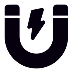 magnet glyph icon