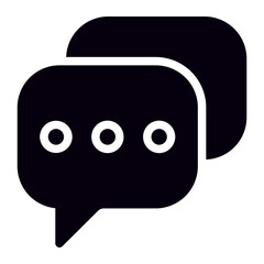 message glyph icon