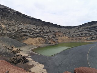 lake in the volcano
