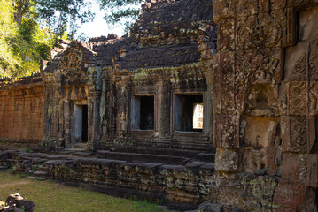 Fototapeta na wymiar Preah Khan temple in Angkor Thom, Cambodia