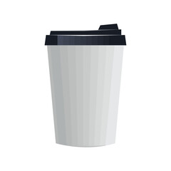 white take away pot mockup