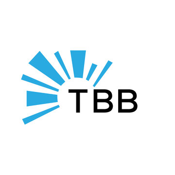 TBB letter logo. TBB blue image on white background and black letter. TBB technology  Monogram logo design for entrepreneur and business. TBB best icon.
