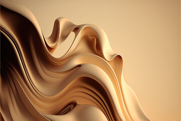 Abstract Background with waves and swirls