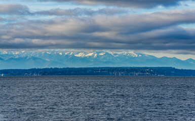 Mountains Across Elliott Bay 4