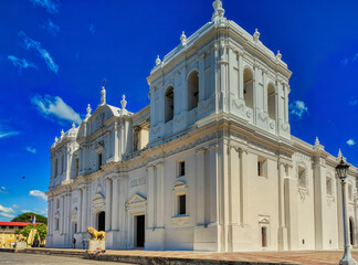 Leon Nicaragua and The Museum of the Revolution - obrazy, fototapety, plakaty
