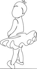 little girl dancer ballerina