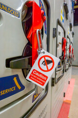 Caution point of isolation label