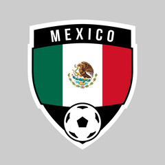 Mexico Shield Team Badge for Football Tournament