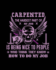 Carpeted How to do my job  T shirt Design. 