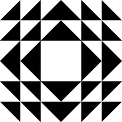 Barn quilt symbol icon